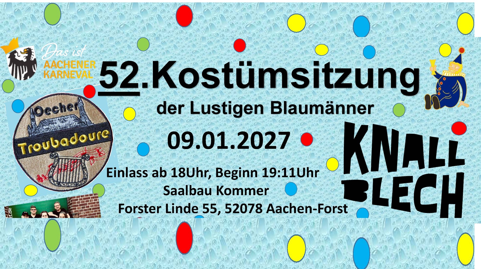 52. Festsitzung | Blaumänner