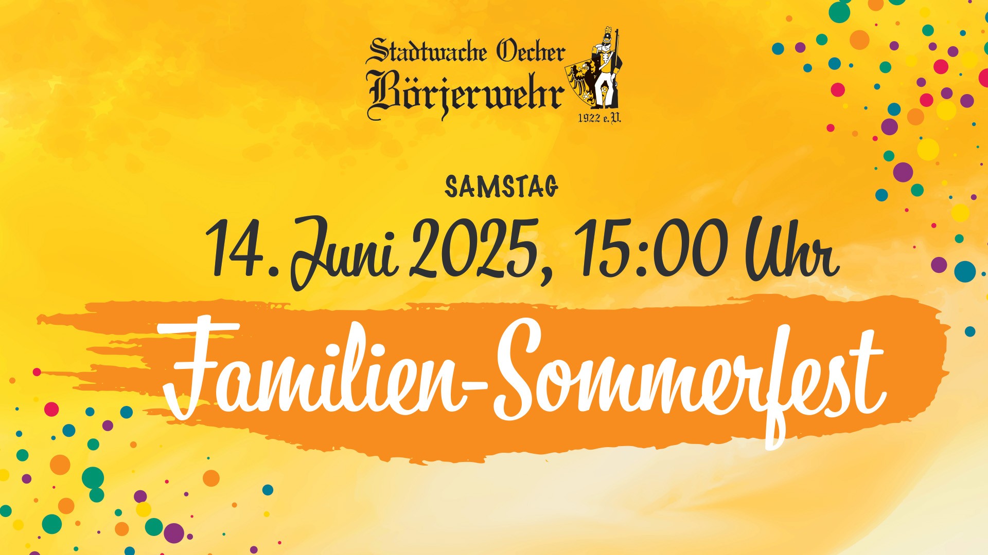 Familien-Sommerfest | Börjerwehr