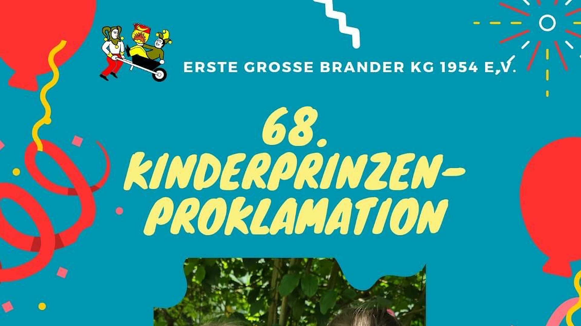 Kinderprinzenproklamation | Erste Große Brander