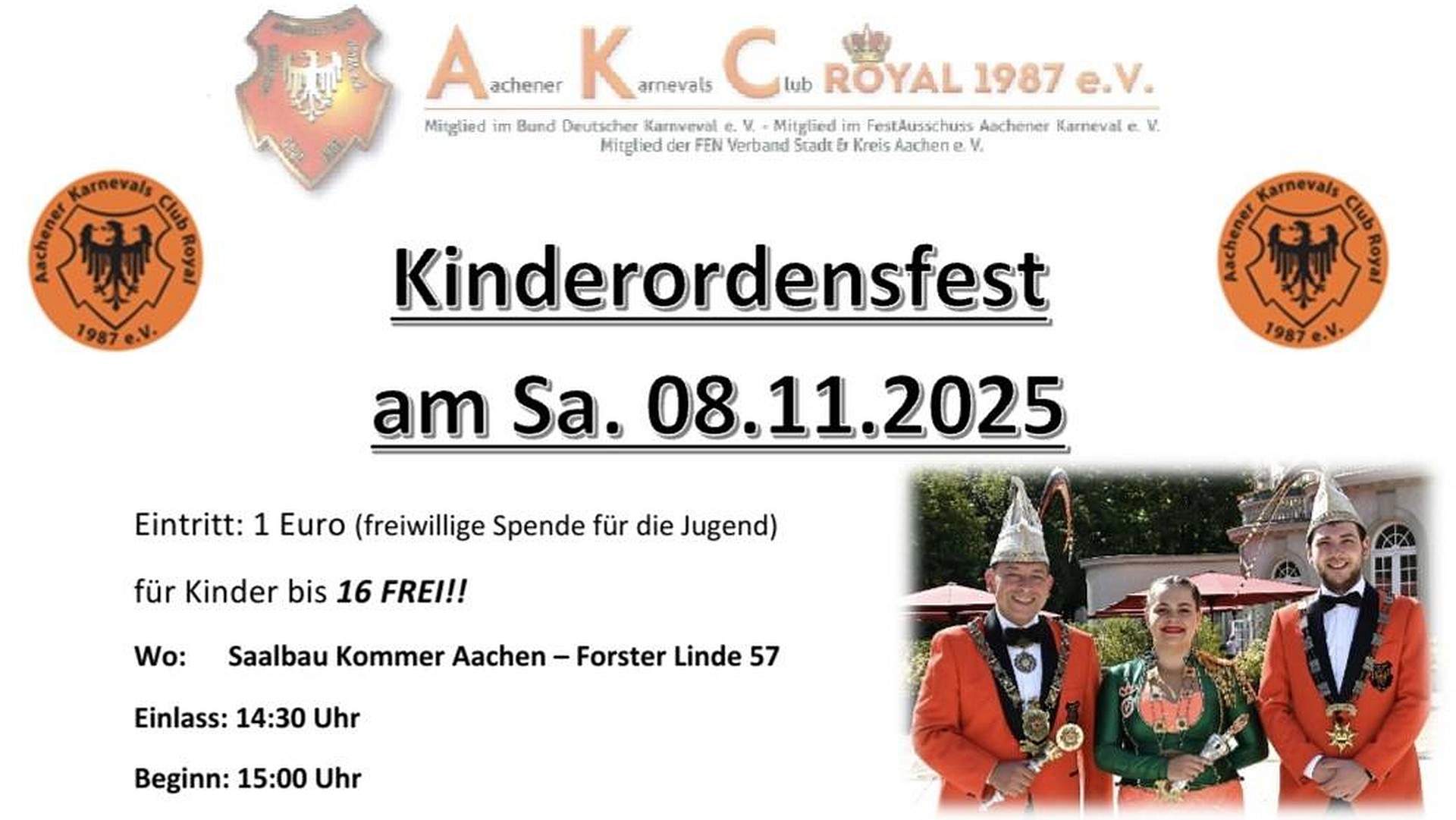 Großes Kinder Ordensfest | AKC Royal