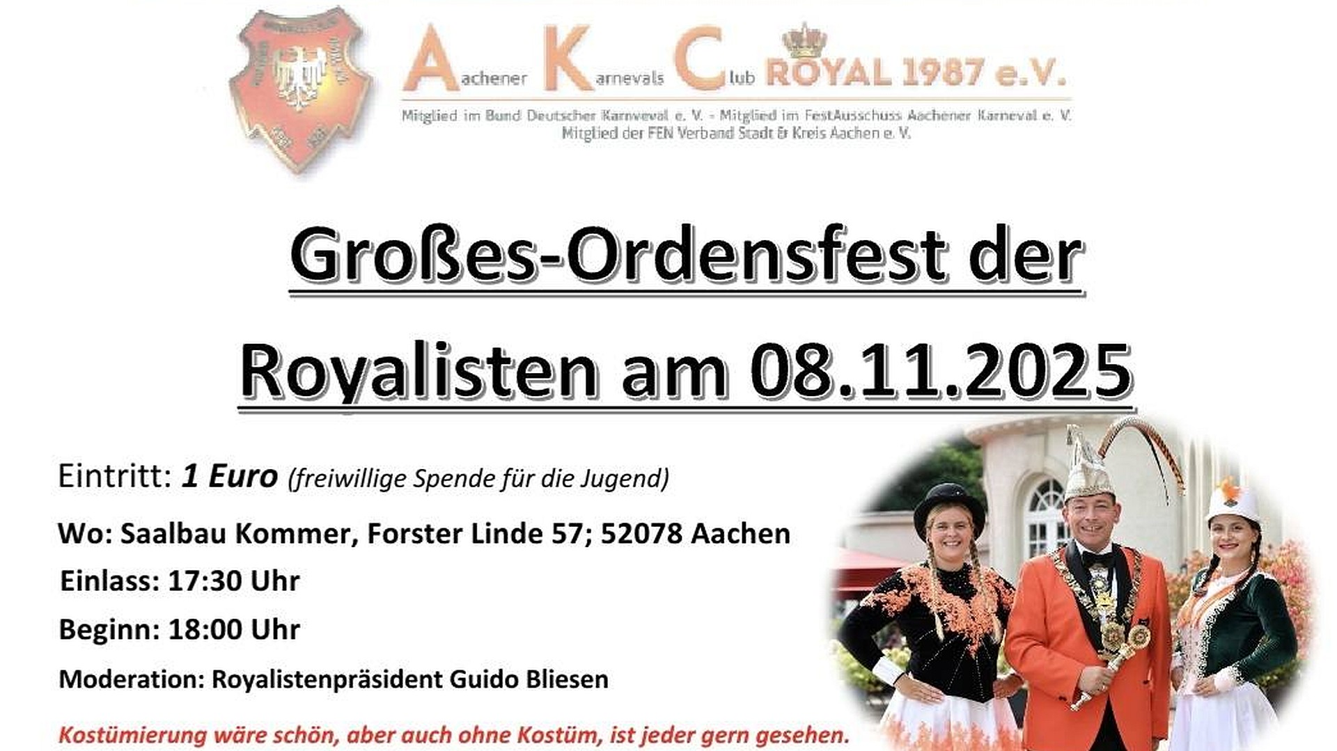 Großes Ordensfest | AKC Royal