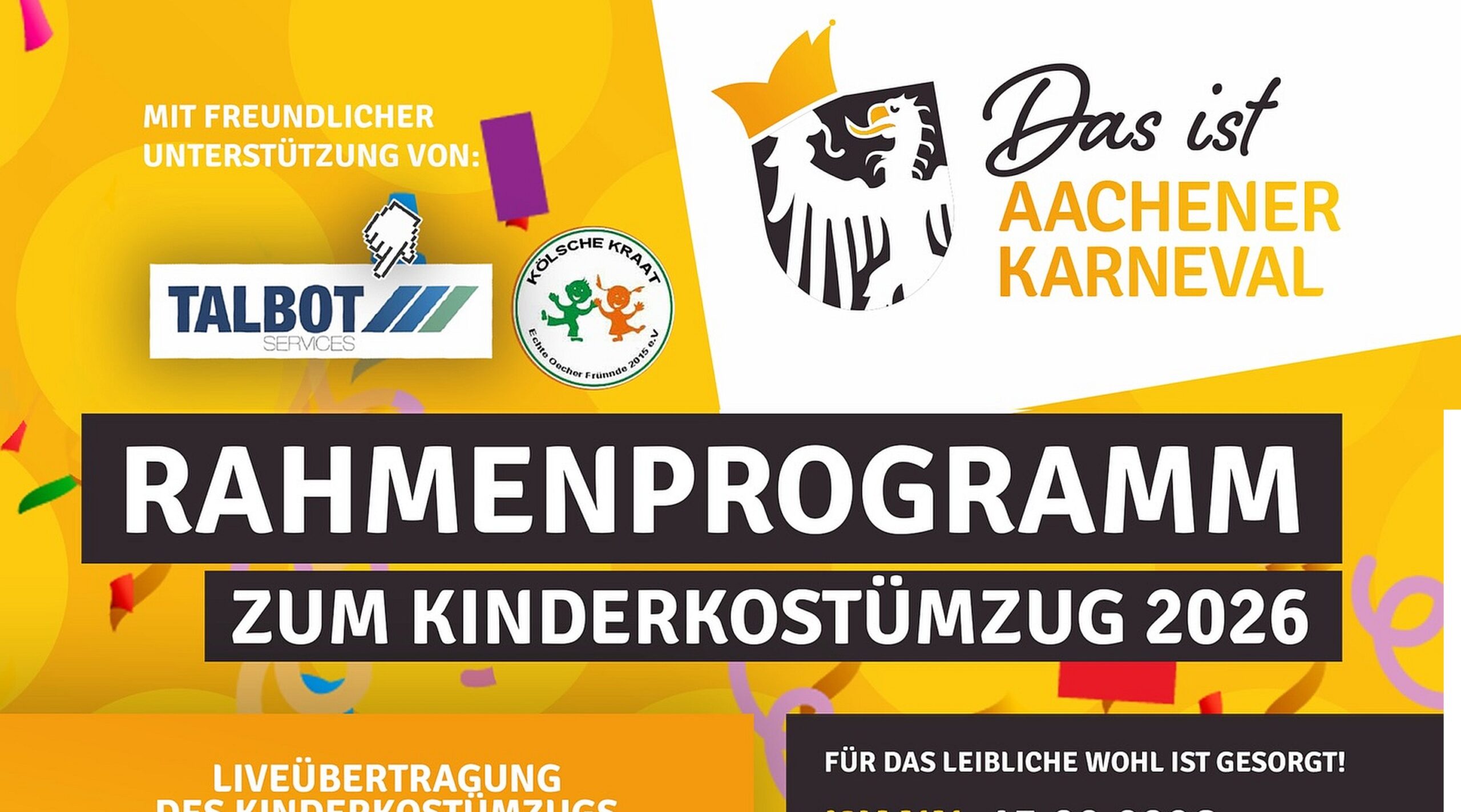 Rahmenprogramm zum Kinderkostümzug | AAK