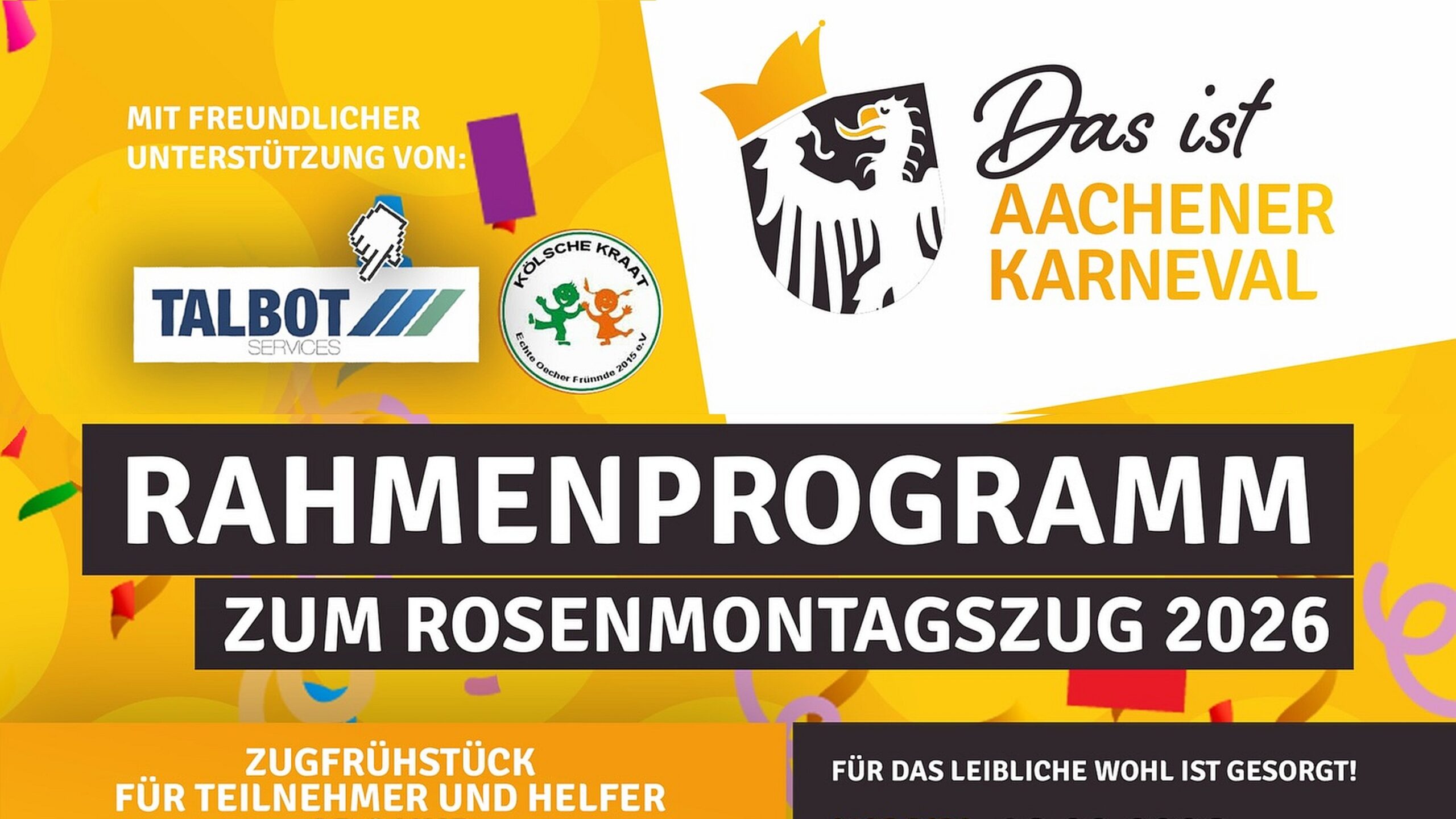 Rahmenprogramm zum Rosenomtagszug | AAK